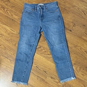 Madewell Perfect Vintage Raw Hem Jeans